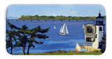 Goat Island Lighthouse Newport Rhode Island - Phone Case