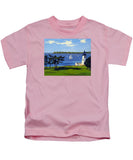 Goat Island Lighthouse Newport Rhode Island - Kids T-Shirt