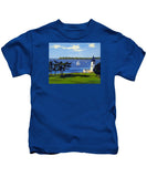 Goat Island Lighthouse Newport Rhode Island - Kids T-Shirt