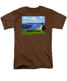 Goat Island Lighthouse Newport Rhode Island - Men's T-Shirt  (Regular Fit)