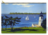 Goat Island Lighthouse Newport Rhode Island - Carry-All Pouch
