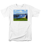 Goat Island Lighthouse Newport Rhode Island - Men's T-Shirt  (Regular Fit)