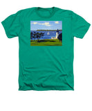 Goat Island Lighthouse Newport Rhode Island - Heathers T-Shirt