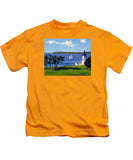 Goat Island Lighthouse Newport Rhode Island - Kids T-Shirt