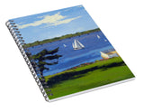 Goat Island Lighthouse Newport Rhode Island - Spiral Notebook