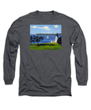 Goat Island Lighthouse Newport Rhode Island - Long Sleeve T-Shirt