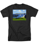 Goat Island Lighthouse Newport Rhode Island - Men's T-Shirt  (Regular Fit)