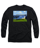Goat Island Lighthouse Newport Rhode Island - Long Sleeve T-Shirt