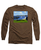 Goat Island Lighthouse Newport Rhode Island - Long Sleeve T-Shirt