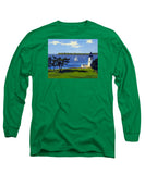 Goat Island Lighthouse Newport Rhode Island - Long Sleeve T-Shirt