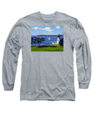 Goat Island Lighthouse Newport Rhode Island - Long Sleeve T-Shirt