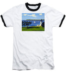 Goat Island Lighthouse Newport Rhode Island - Baseball T-Shirt
