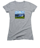 Goat Island Lighthouse Newport Rhode Island - Women's V-Neck