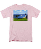 Goat Island Lighthouse Newport Rhode Island - Men's T-Shirt  (Regular Fit)