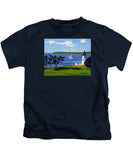 Goat Island Lighthouse Newport Rhode Island - Kids T-Shirt
