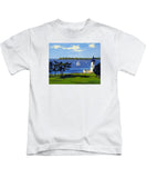 Goat Island Lighthouse Newport Rhode Island - Kids T-Shirt