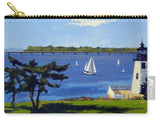 Goat Island Lighthouse Newport Rhode Island - Carry-All Pouch