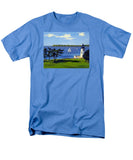 Goat Island Lighthouse Newport Rhode Island - Men's T-Shirt  (Regular Fit)