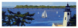 Goat Island Lighthouse Newport Rhode Island - Yoga Mat