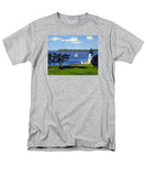 Goat Island Lighthouse Newport Rhode Island - Men's T-Shirt  (Regular Fit)