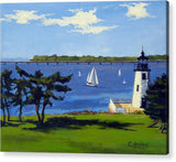 Goat Island Lighthouse Newport Rhode Island - Acrylic Print