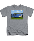 Goat Island Lighthouse Newport Rhode Island - Kids T-Shirt