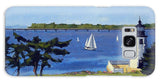 Goat Island Lighthouse Newport Rhode Island - Phone Case