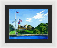 New York Yacht Club Newport Rhode Island - Framed Print