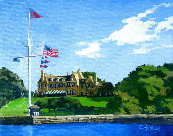 New York Yacht Club Newport Rhode Island - Art Print