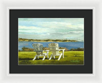 Newport Bridge Newport Rhode Island - Framed Print