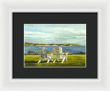 Newport Bridge Newport Rhode Island - Framed Print