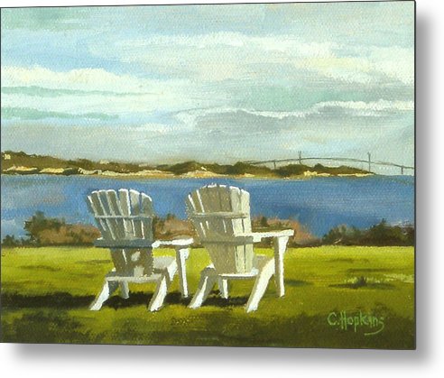 Newport Bridge Newport Rhode Island - Metal Print
