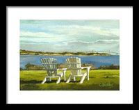 Newport Bridge Newport Rhode Island - Framed Print