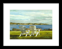 Newport Bridge Newport Rhode Island - Framed Print