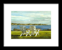 Newport Bridge Newport Rhode Island - Framed Print