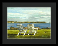 Newport Bridge Newport Rhode Island - Framed Print