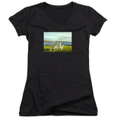 Newport Bridge Newport Rhode Island - Women's V-Neck