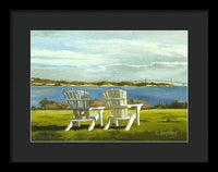 Newport Bridge Newport Rhode Island - Framed Print