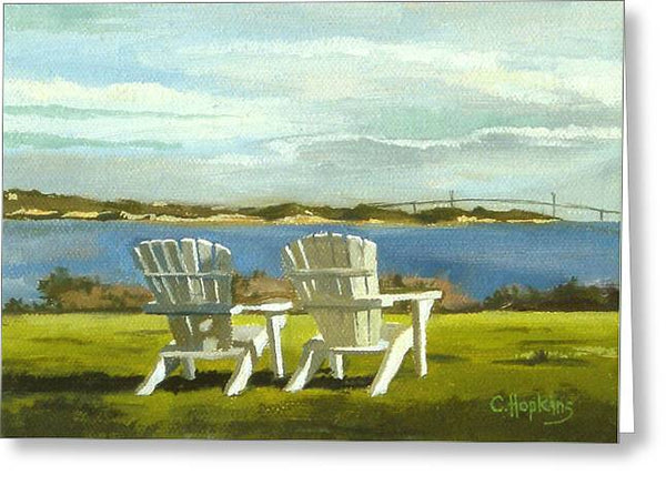 Newport Bridge Newport Rhode Island - Greeting Card