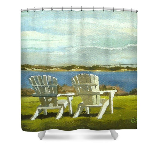 Newport Bridge Newport Rhode Island - Shower Curtain