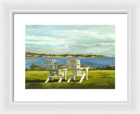Newport Bridge Newport Rhode Island - Framed Print