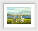 Newport Bridge Newport Rhode Island - Framed Print