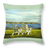 Newport Bridge Newport Rhode Island - Throw Pillow