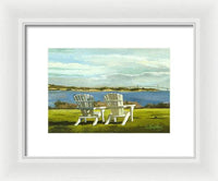 Newport Bridge Newport Rhode Island - Framed Print