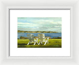 Newport Bridge Newport Rhode Island - Framed Print