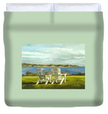 Newport Bridge Newport Rhode Island - Duvet Cover