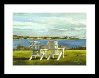Newport Bridge Newport Rhode Island - Framed Print