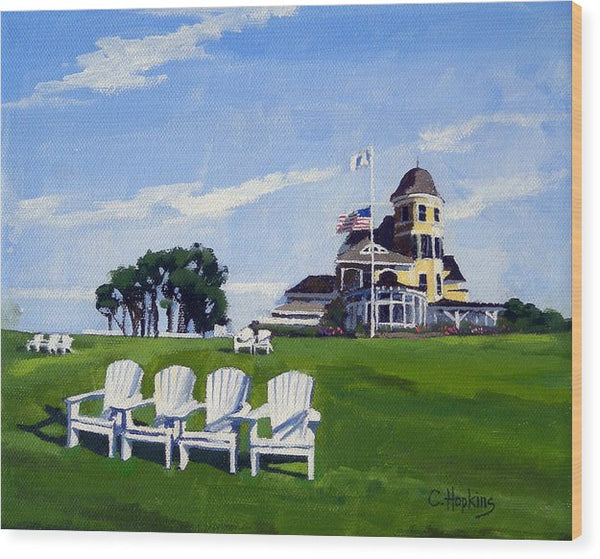 Castle Hill Inn Newport Rhode Island - Wood Print