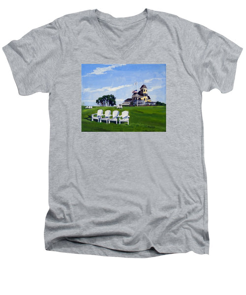 Castle Hill Inn Newport Rhode Island - Men's V-Neck T-Shirt