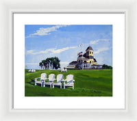 Castle Hill Inn Newport Rhode Island - Framed Print
